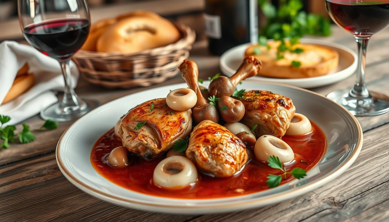 Coq au Vin Rezept Coq au Vin Rezept