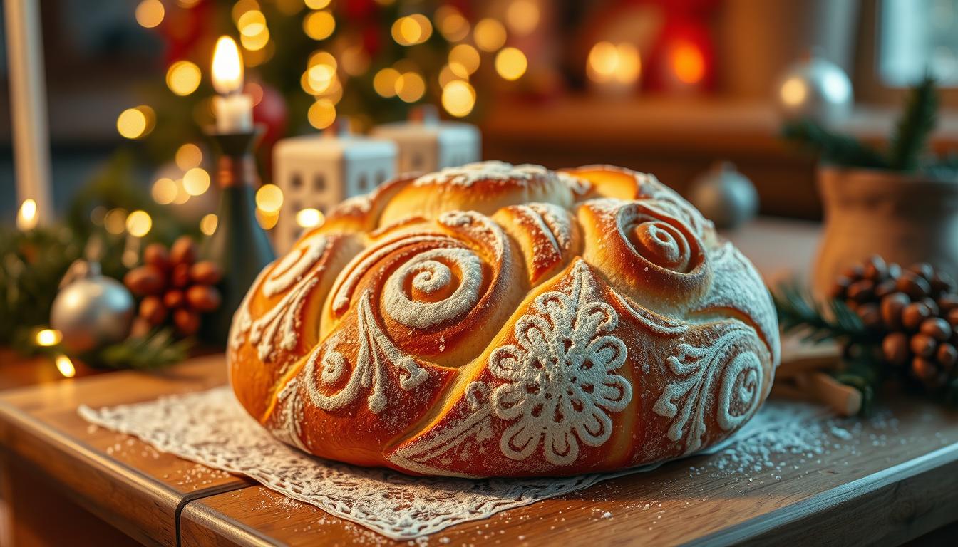 Rezept für Česnica (traditionelles Brot für Weihnachten) Rezept für Česnica (traditionelles Brot für Weihnachten)