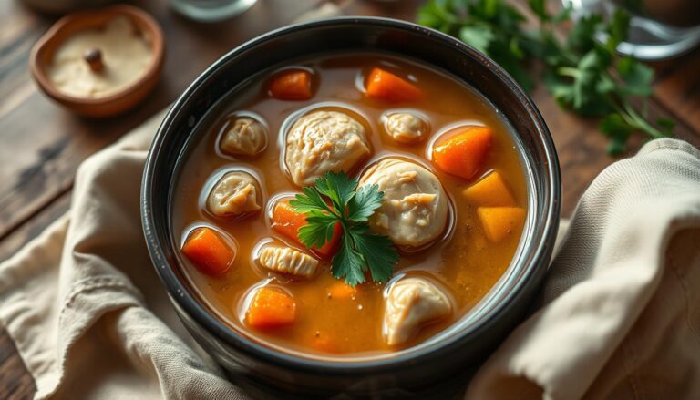 Rezept für Čorba sa Piletinom (Hühnersuppe)