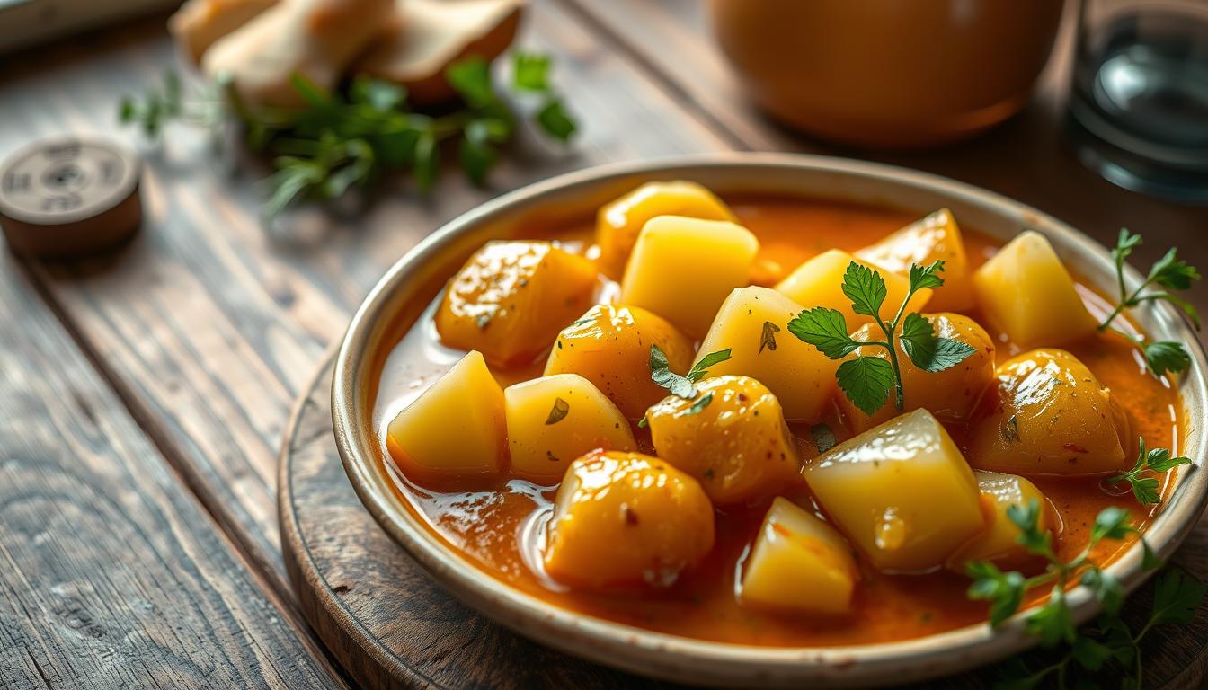 Rezept für Erdäpfelgulasch (Kartoffelgulasch) Rezept für Erdäpfelgulasch (Kartoffelgulasch)