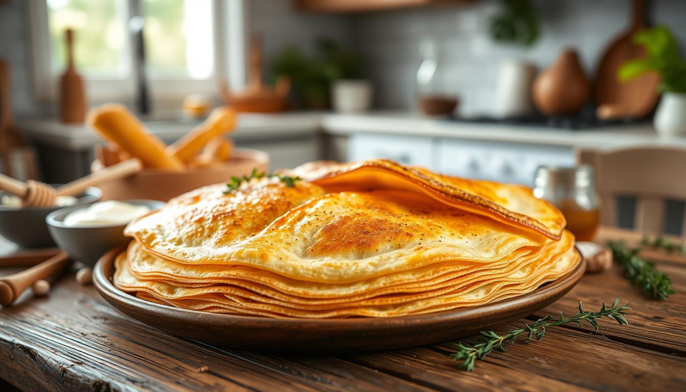 Rezept für Flia (albanisches Teiggericht) Rezept für Flia (albanisches Teiggericht)