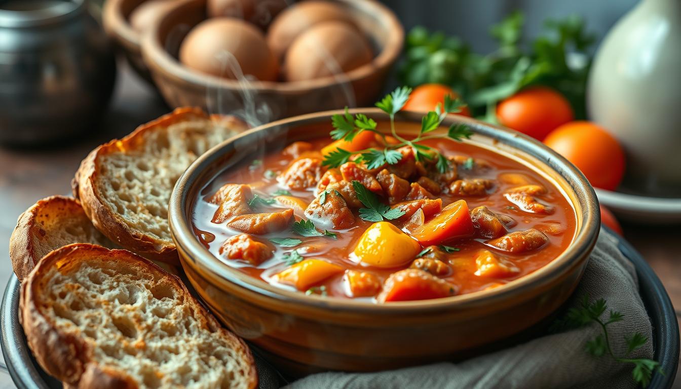 Rezept für Gulaš (Balkan-Gulasch) Rezept für Gulaš (Balkan-Gulasch)