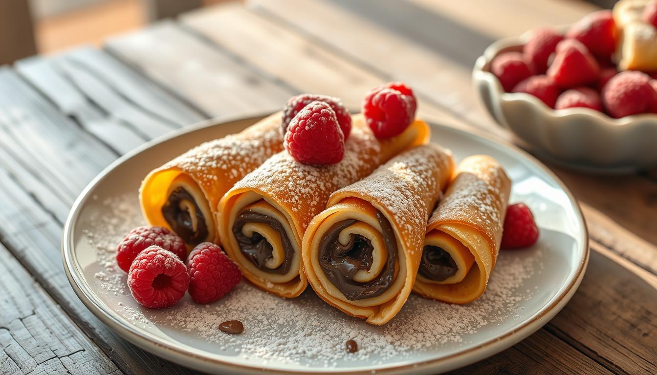 Rezept für Palatschinken (österreichische Pfannkuchen) Rezept für Palatschinken (österreichische Pfannkuchen)