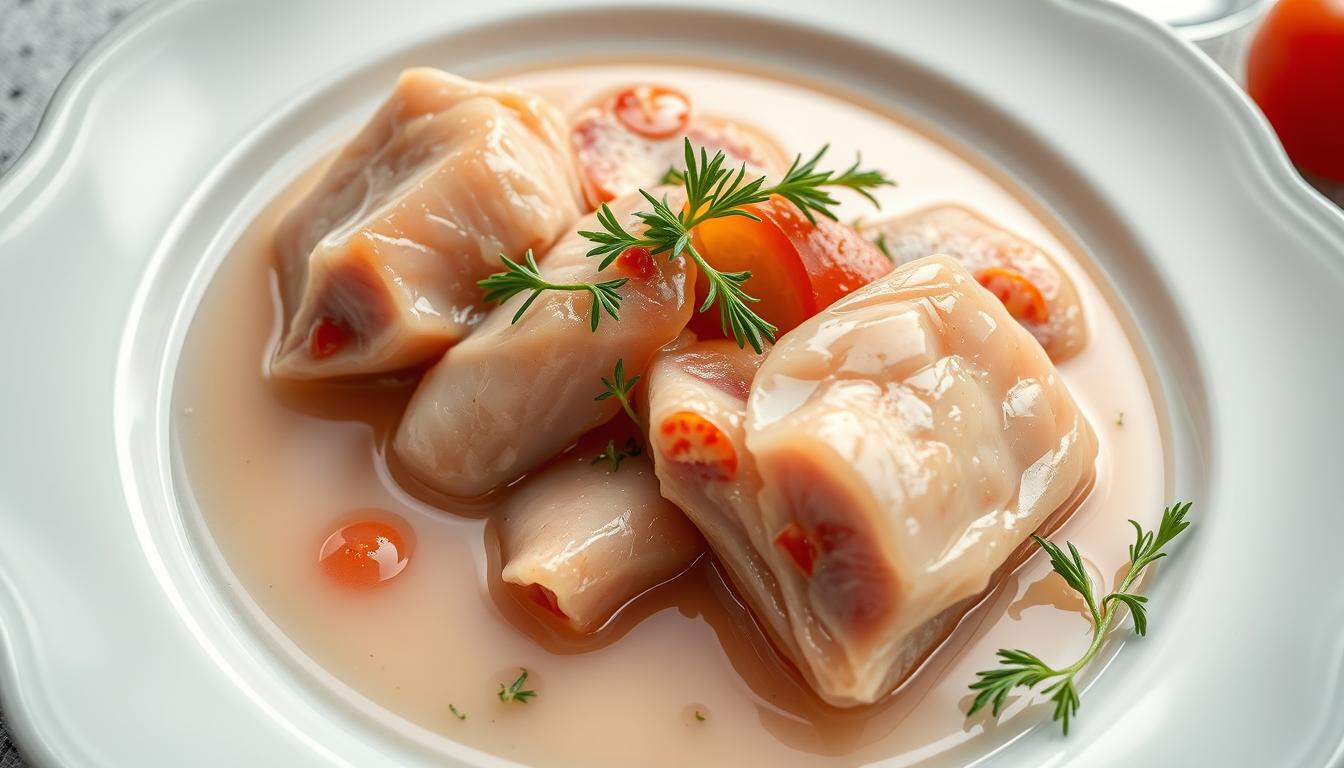 Rezept für Pihtije (Schweinefleisch in Aspik) Rezept für Pihtije (Schweinefleisch in Aspik)