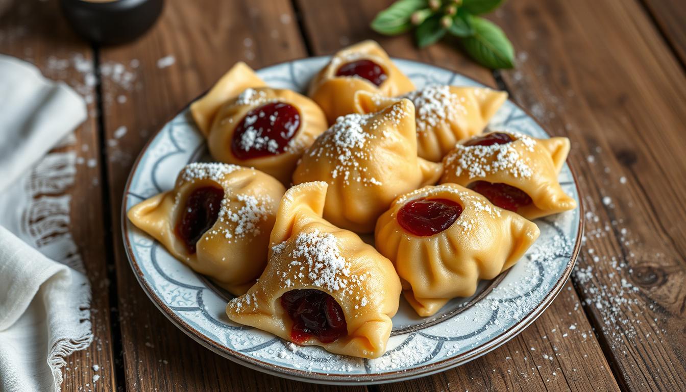 Rezept für Powidltascherl (Pflaumentaschen) Rezept für Powidltascherl (Pflaumentaschen)