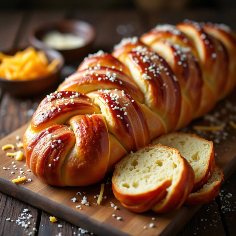 5-Strang-Brot mit Speck Rezept
