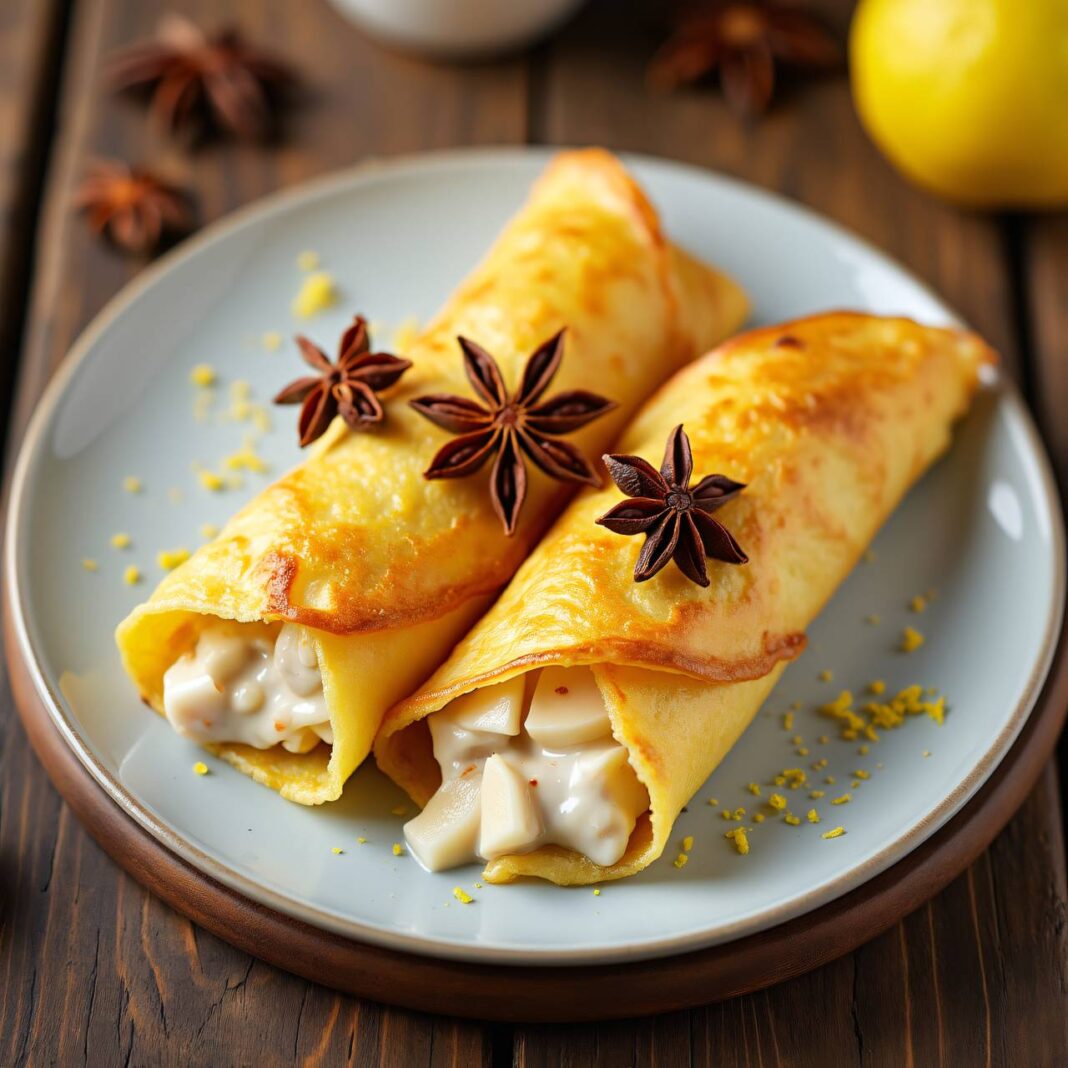 Anis-Rollen mit Birnenfüllung Rezept Anis-Rollen mit Birnenfüllung Rezept