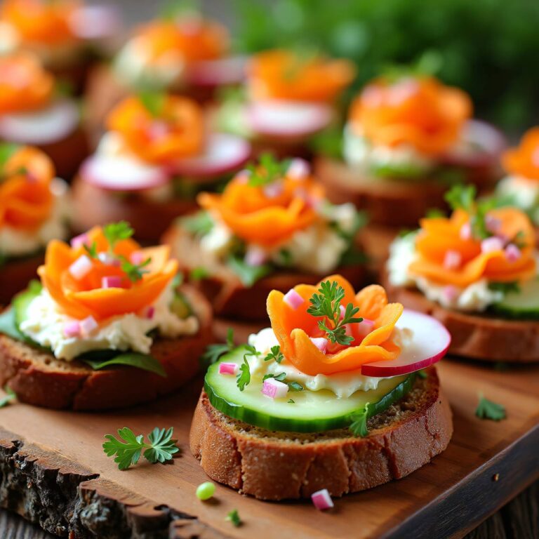 Aperitif-Blümchen Rezept