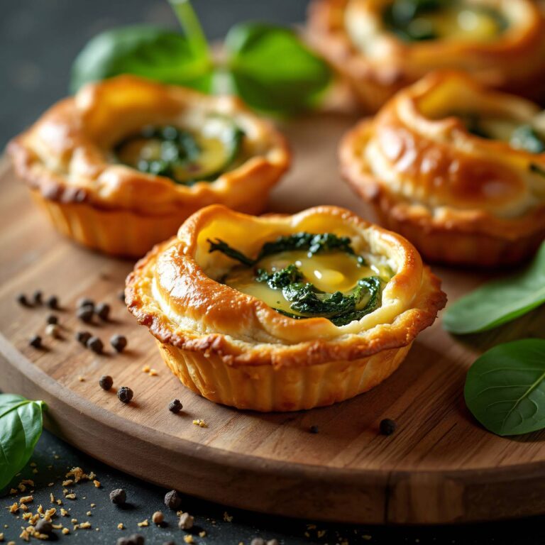 Aperitif-Spinatkuchen Rezept