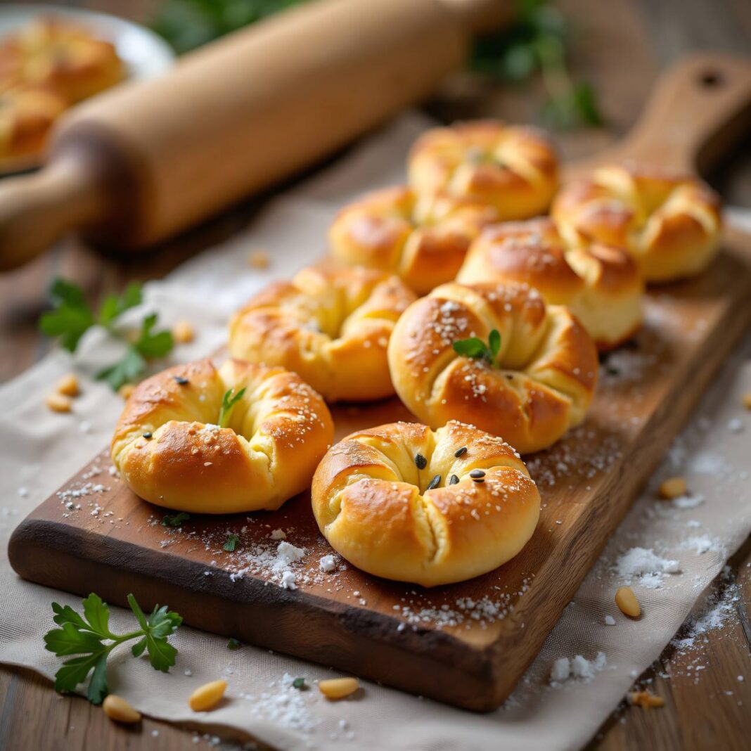 Aperitifgebäck mit Käse Rezept Aperitifgebäck mit Käse Rezept