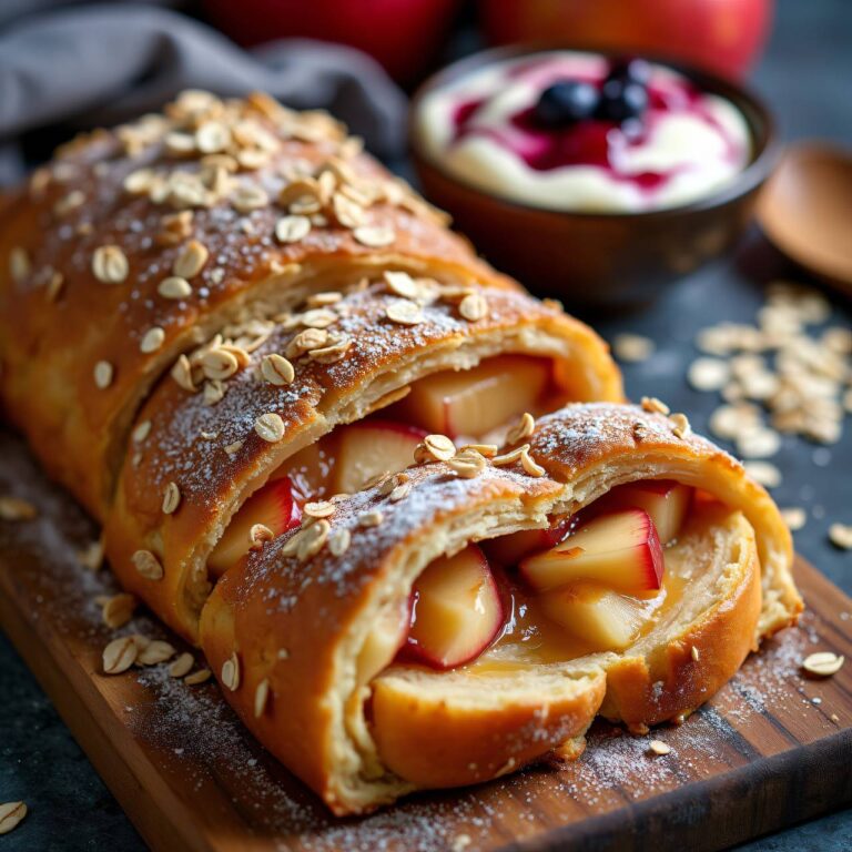 Apfel-Hafer-Strudel Rezept