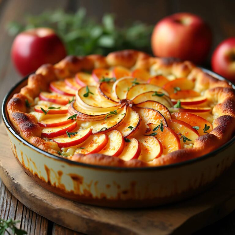Apfel-Käse-Auflauf Rezept