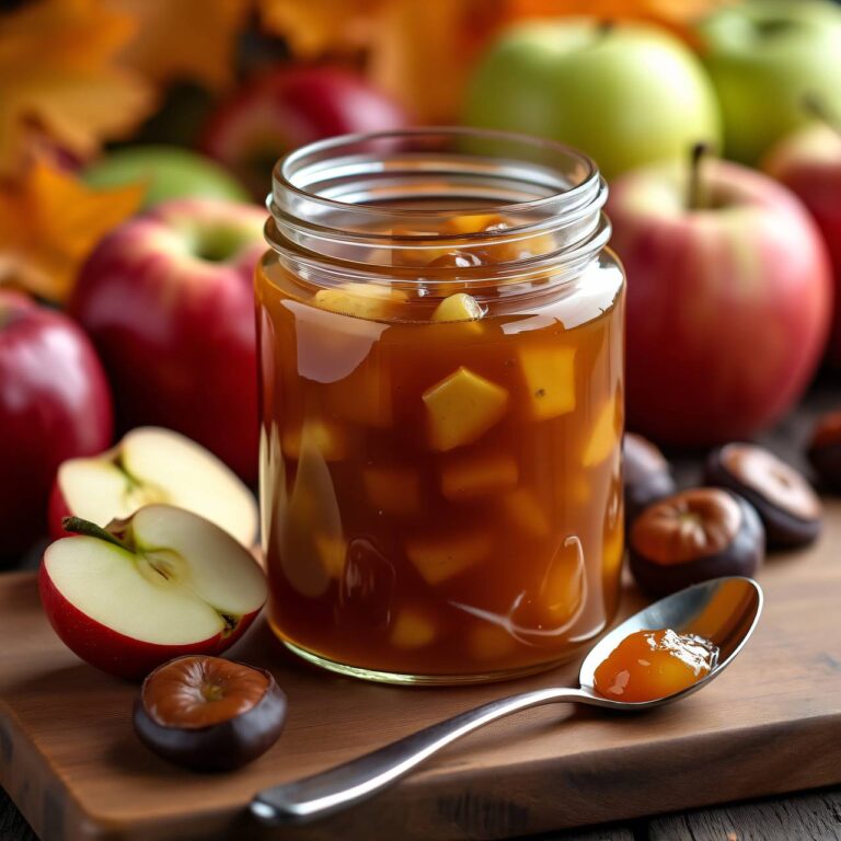 Apfel-Kastanien-Konfitüre Rezept