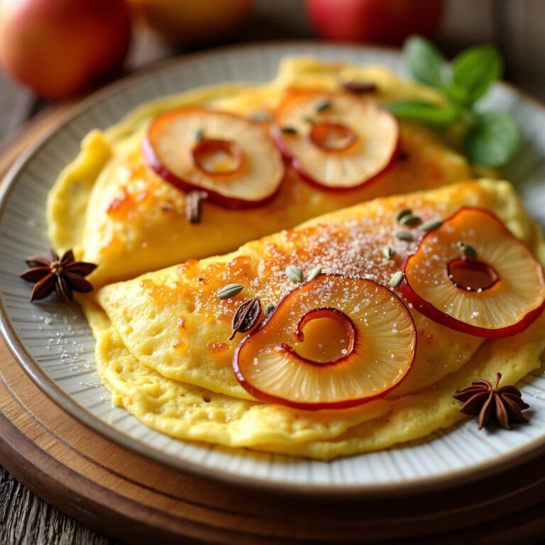Apfel-Omeletten mit Anis Rezept