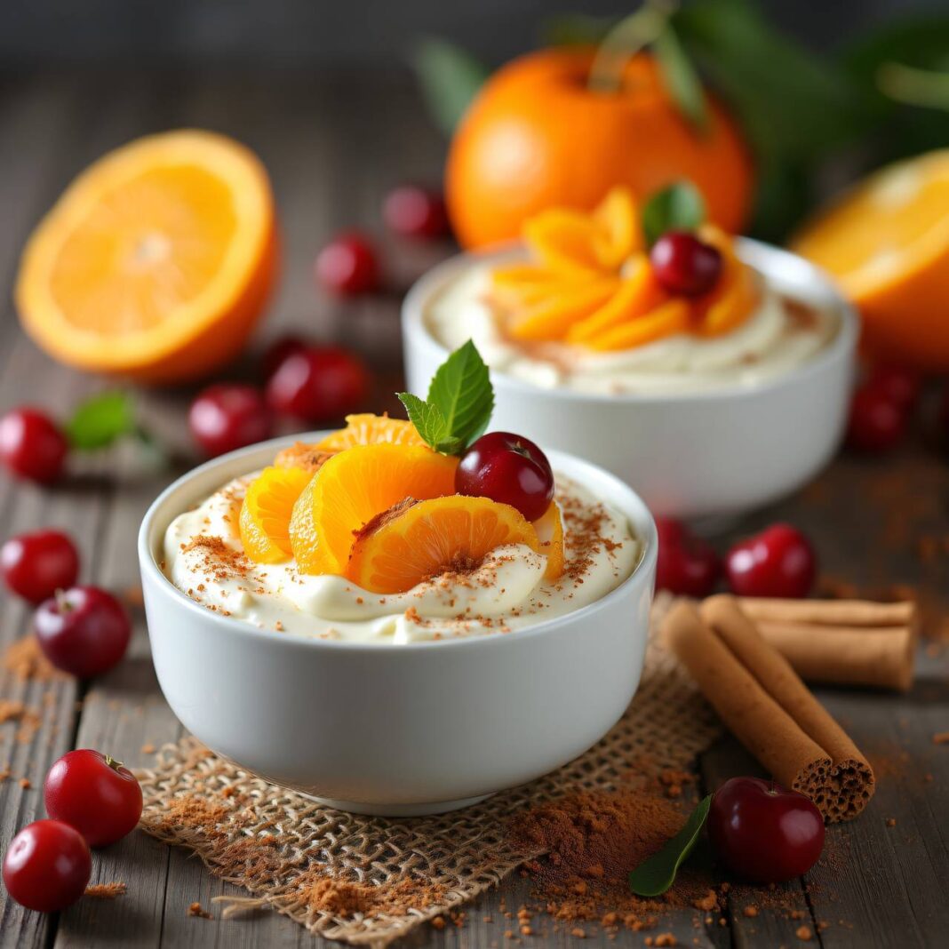 Apfel-Orangen-Joghurt (Low Carb) Rezept Apfel-Orangen-Joghurt (Low Carb) Rezept