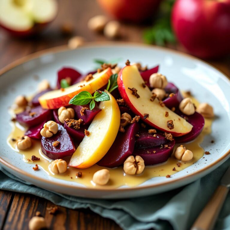 Apfel-rote Rüben-Salat Rezept