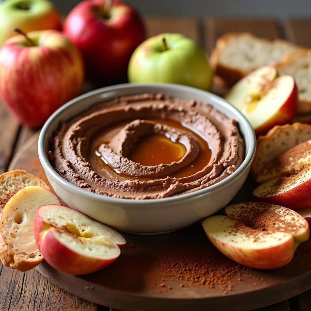 Apfel-Schokoladen-Hummus Rezept Apfel-Schokoladen-Hummus Rezept