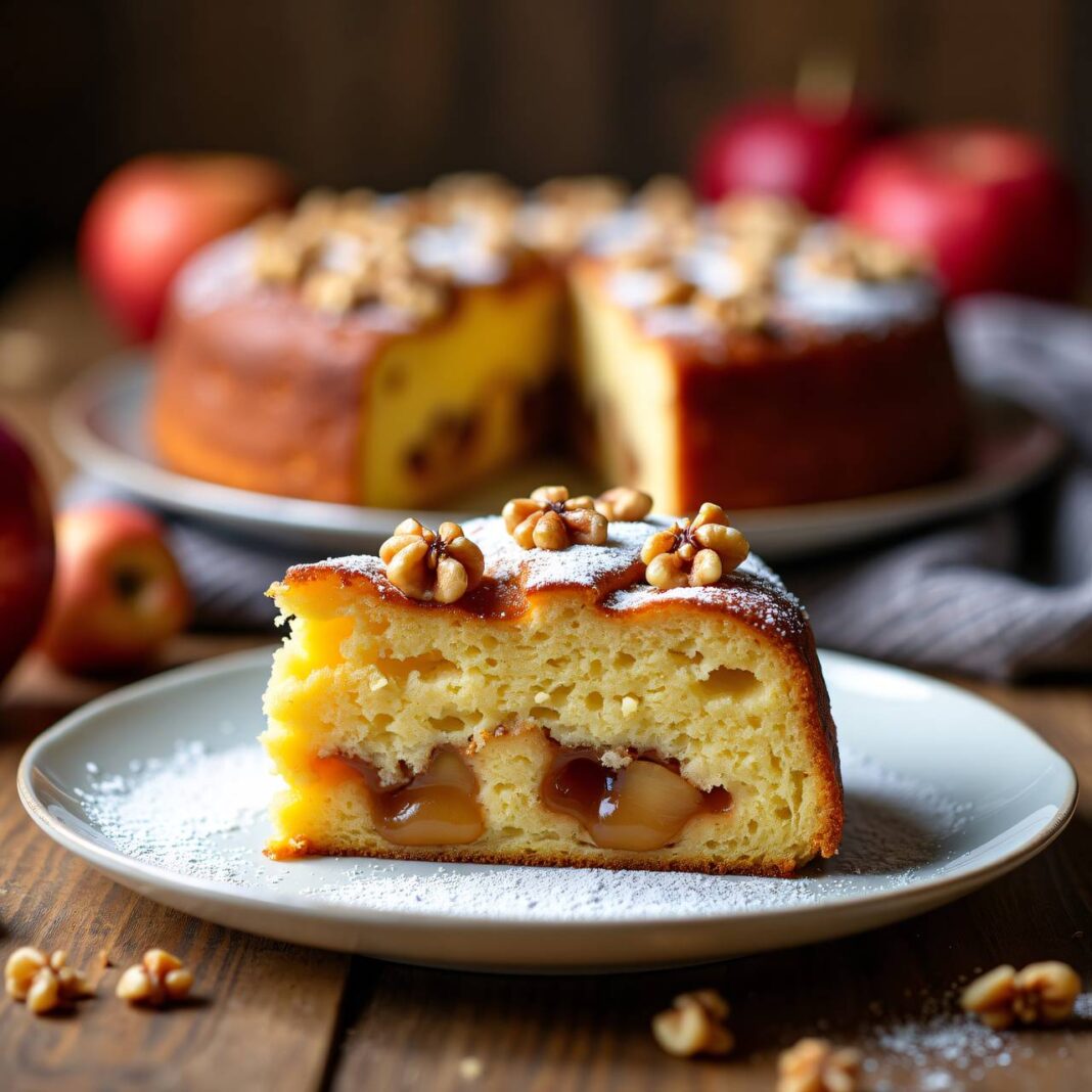 Apfel-Walnuss-Kuchen Rezept Apfel-Walnuss-Kuchen Rezept