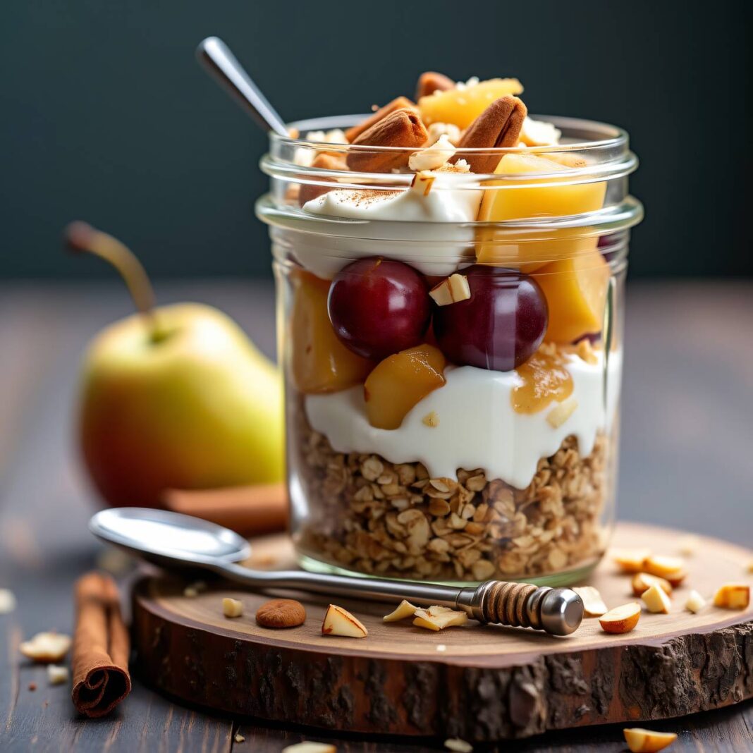 Apfel-Zimt-Müsli zum Mitnehmen Rezept Apfel-Zimt-Müsli zum Mitnehmen Rezept