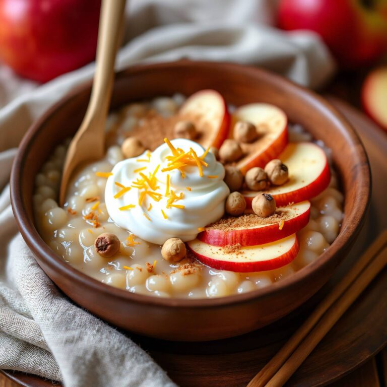 Apfel-Zimt-Porridge Rezept