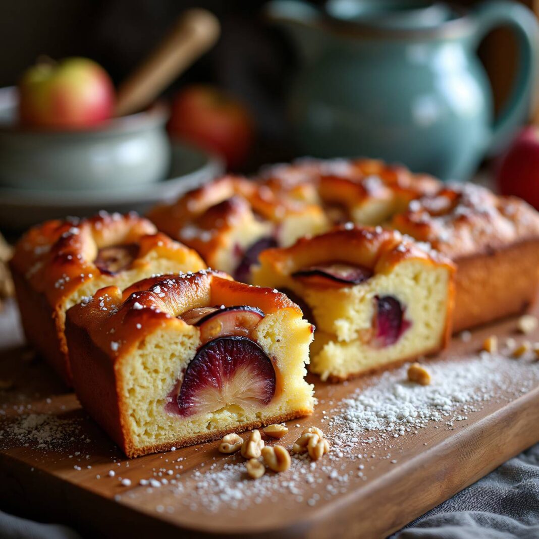 Apfel-Zwetschgen-Kuchen Rezept Apfel-Zwetschgen-Kuchen Rezept