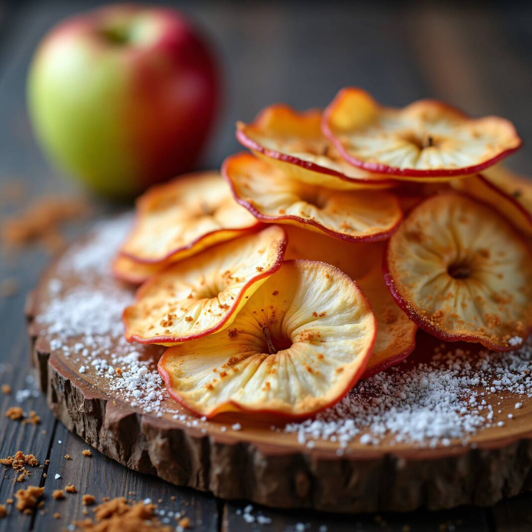 Apfelchips mit Zimt Rezept Apfelchips mit Zimt Rezept