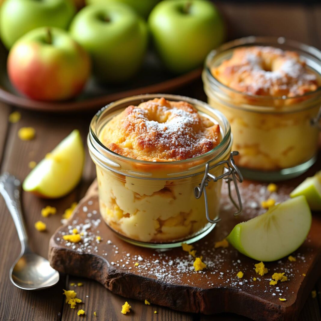 Apfelkuchen im Glas Rezept Apfelkuchen im Glas Rezept