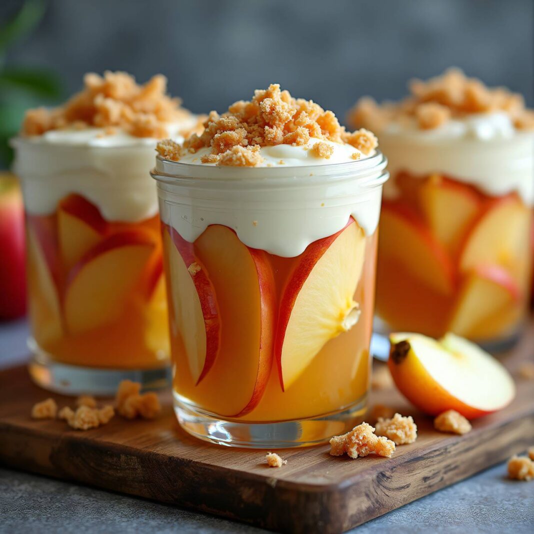 Apfelsalat mit QimiQ-Crème und Amaretti Rezept Apfelsalat mit QimiQ-Crème und Amaretti Rezept