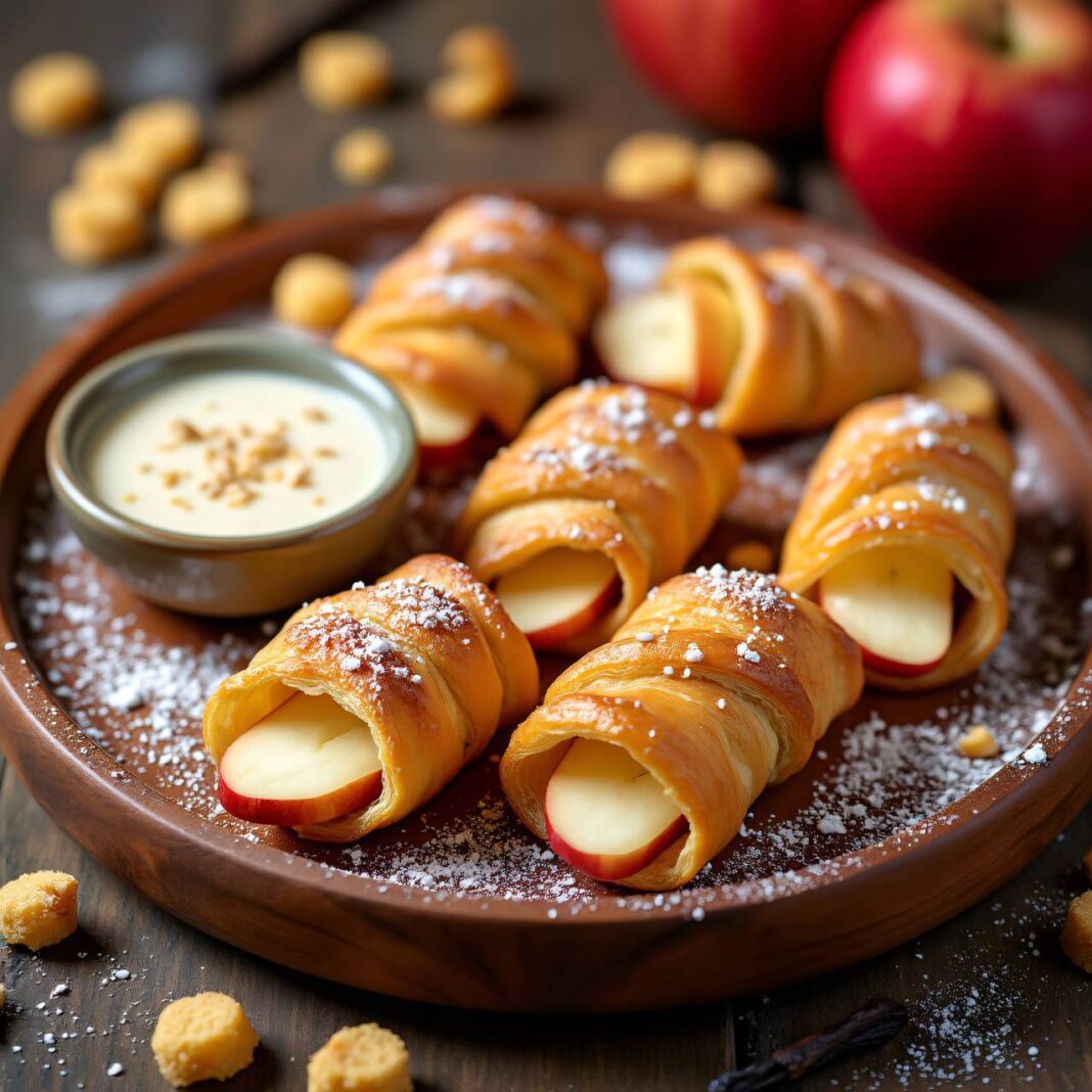 Apfelschnitze im Mandelmantel Rezept Apfelschnitze im Mandelmantel Rezept