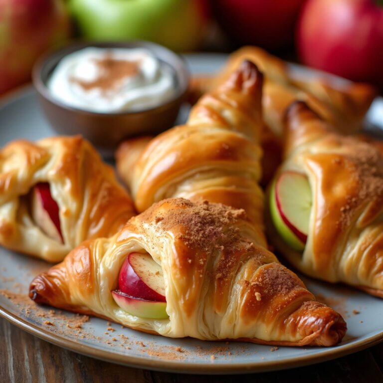 Apfeltaschen mit Zimtquark Rezept