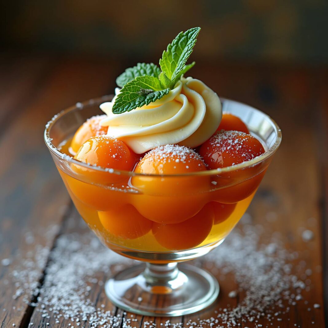 Aprikosen mit Weinschaumcrème Rezept Aprikosen mit Weinschaumcrème Rezept