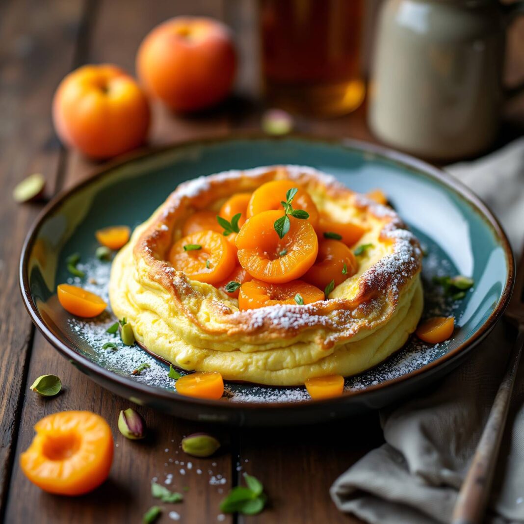 Aprikosen-Omelette soufflée Rezept Aprikosen-Omelette soufflée Rezept