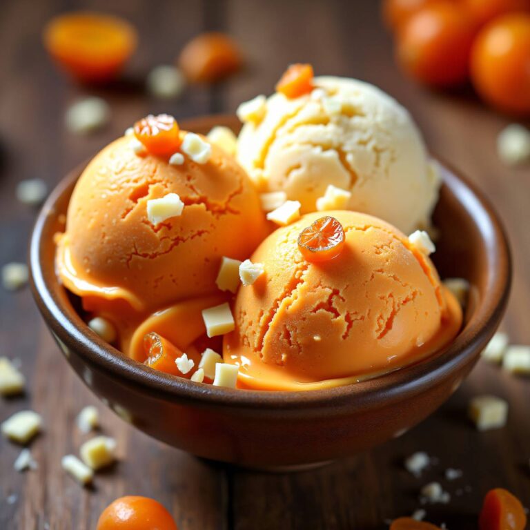 Aprikosen-Schokoladen-Eis Rezept