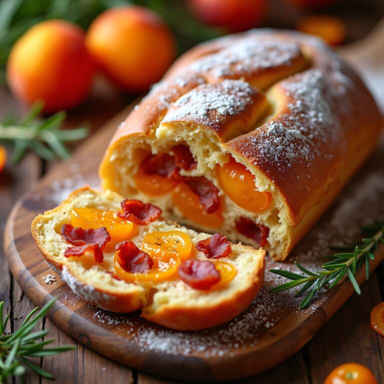 Aprikosen-Speck-Partybrot Rezept