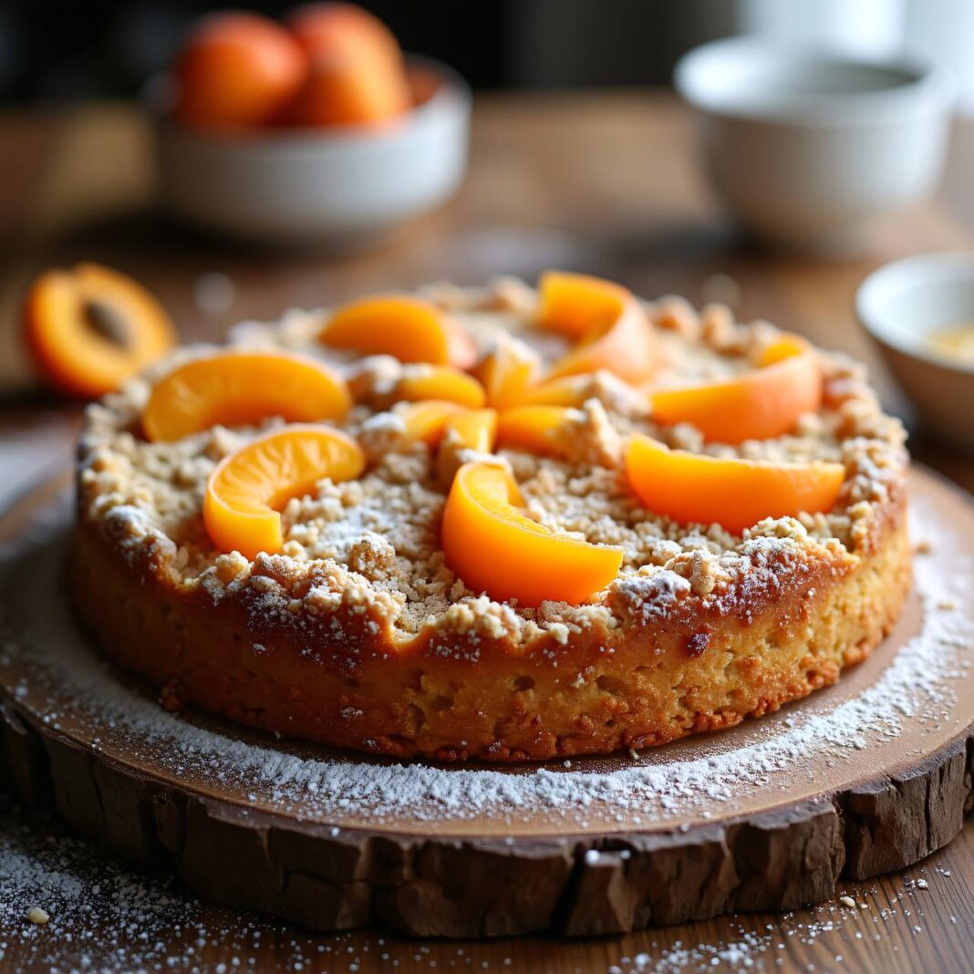 Aprikosen-Streuselkuchen Rezept Aprikosen-Streuselkuchen Rezept