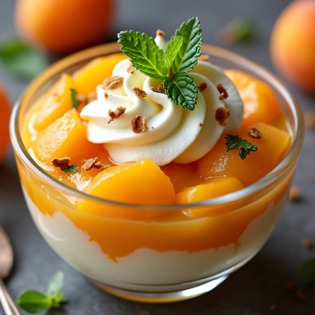 Aprikosencrème mit Quark Rezept Aprikosencrème mit Quark Rezept