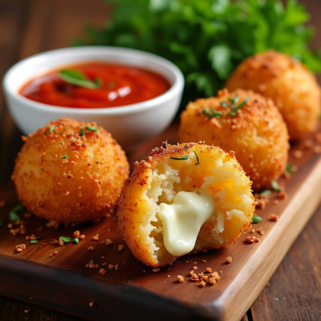 Arancini mit Tomatensauce (No Food Waste) Rezept Arancini mit Tomatensauce (No Food Waste) Rezept