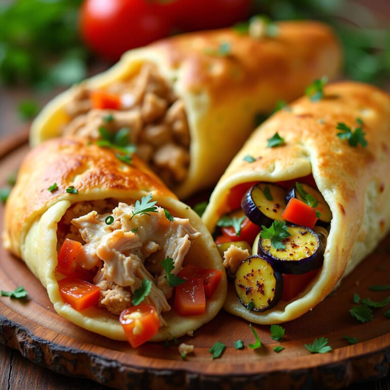 Arepas mit Pulled Chicken und Gemüse Rezept