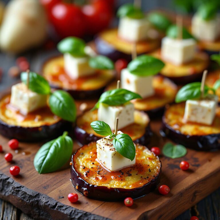 Auberginen-Häppchen Rezept