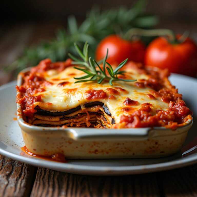 Auberginen-Lasagne Rezept