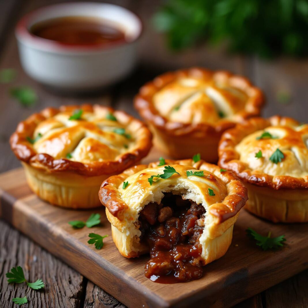 Australische Fleischpasteten Rezept Australische Fleischpasteten Rezept