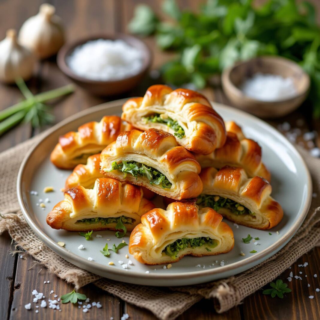 Bärlauch-Croissants Rezept Bärlauch-Croissants Rezept