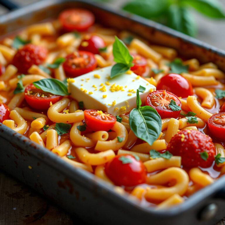 Baked Feta Pasta Rezept