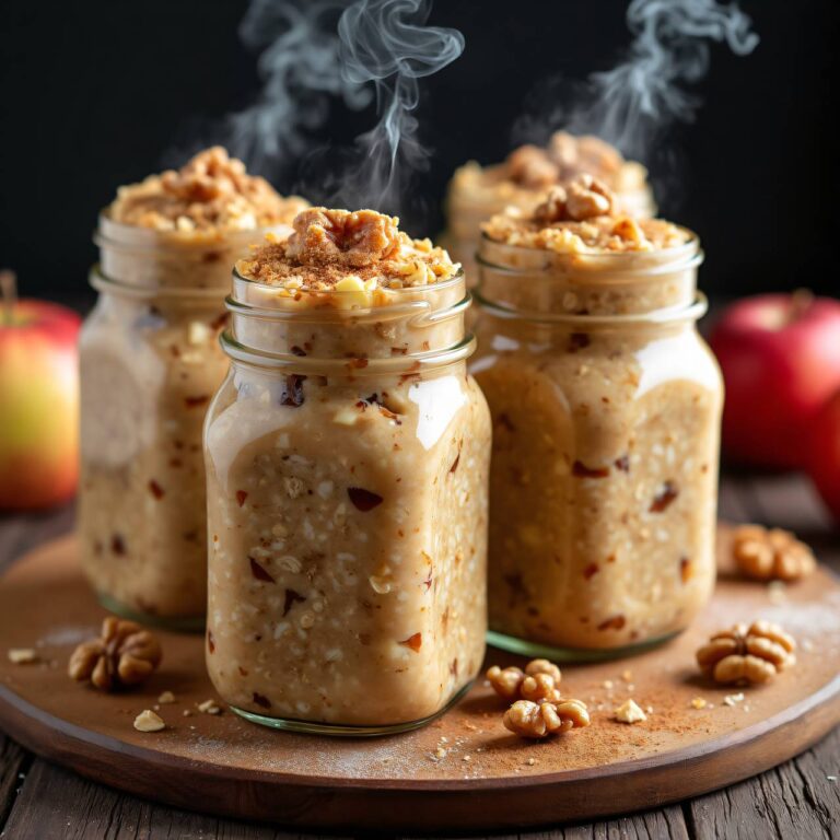 Baked Oatmeal im Glas Rezept