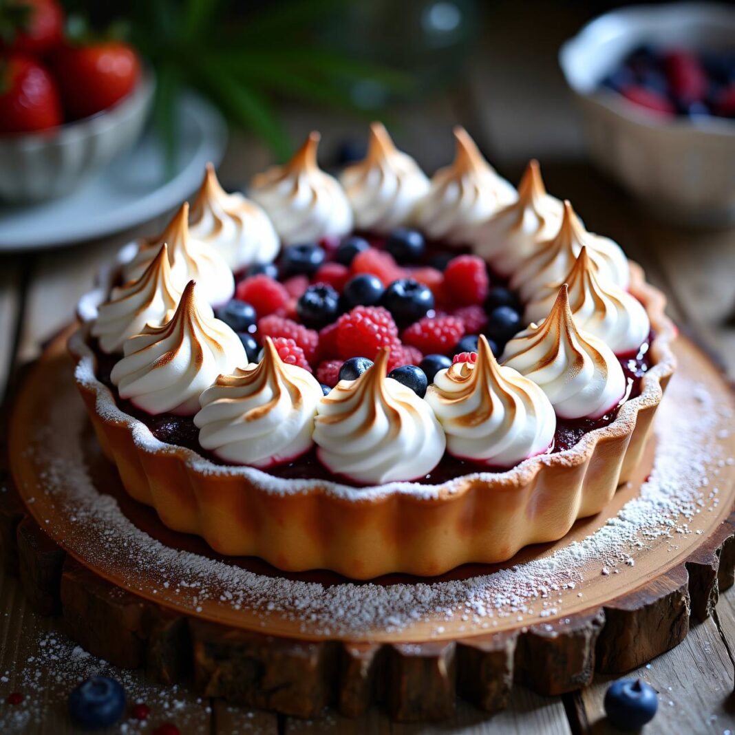 Beeren-Meringue-Dessert Rezept Beeren-Meringue-Dessert Rezept