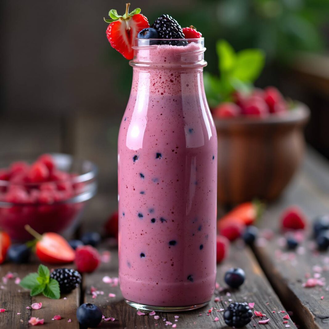 Beeren-Recovery-Shake (Protein-Shake) Rezept Beeren-Recovery-Shake (Protein-Shake) Rezept