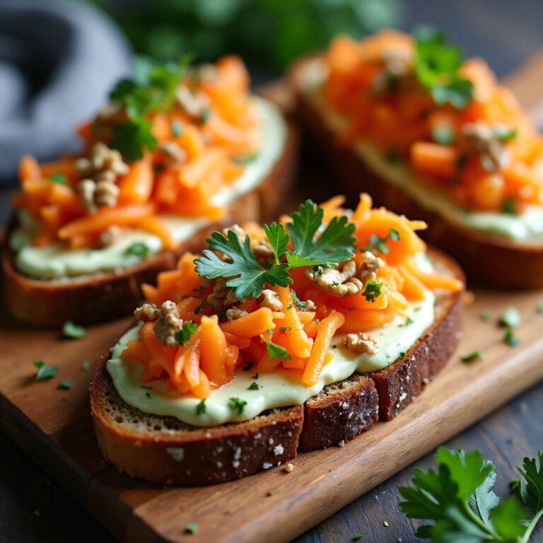 Belegte Brötchen mit Karotten-Sellerie-Crème Rezept