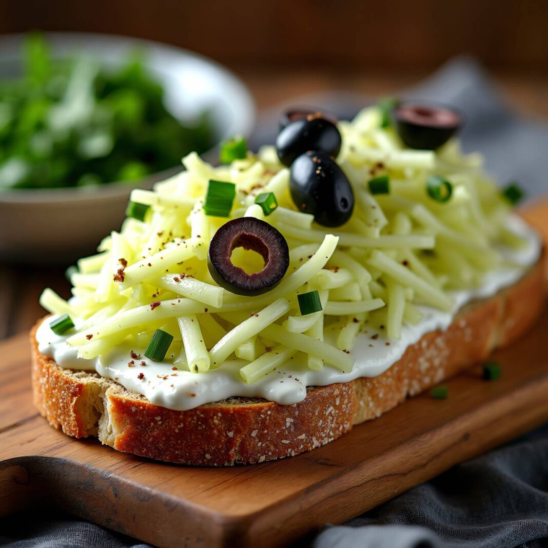 Belegtes Kohlrabi-Brötchen Rezept Belegtes Kohlrabi-Brötchen Rezept