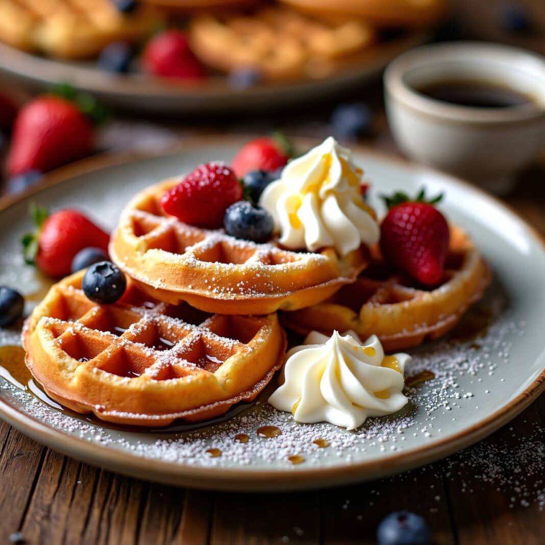 Belgische Waffeln Rezept Belgische Waffeln Rezept