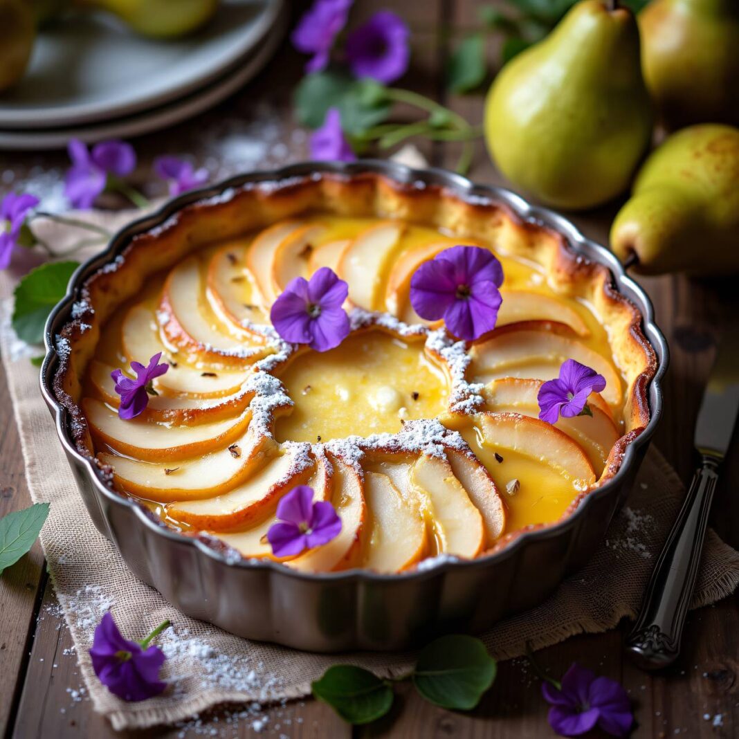 Birnen-Clafoutis Rezept Birnen-Clafoutis Rezept